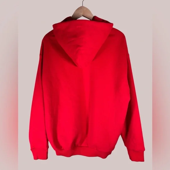 NWT Vuori Women's Restore Oversized (OS) Hoodie in Cherry - Picture 7 of 10
